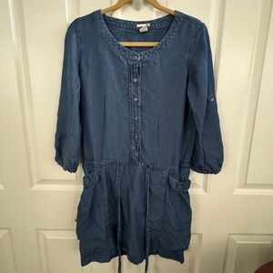 Levi's denim shirt dress S